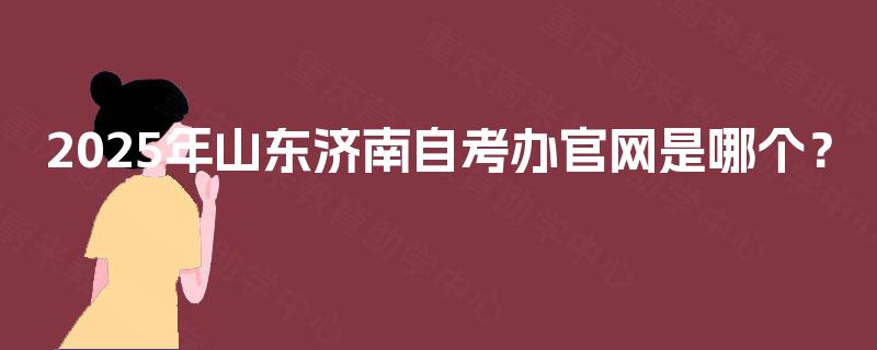 2025年山东济南自考办官网是哪个？