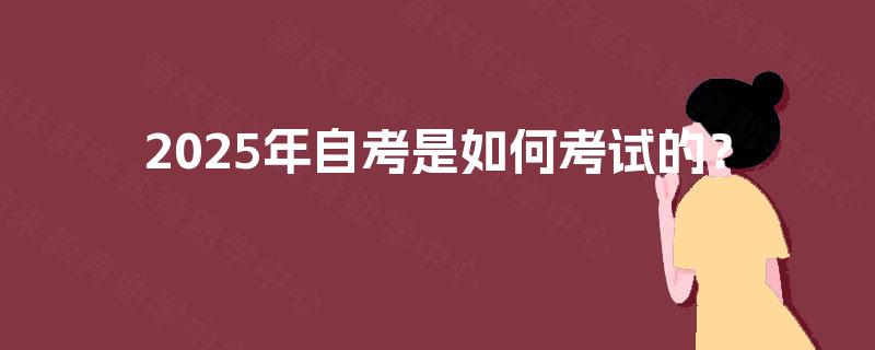 2025年自考是如何考试的？