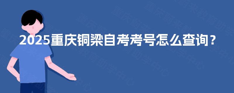 2025重庆铜梁自考考号怎么查询？