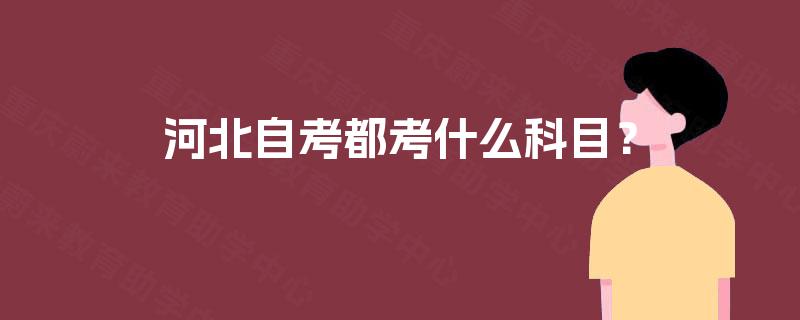 河北自考都考什么科目? 河北自考都考什么科目?