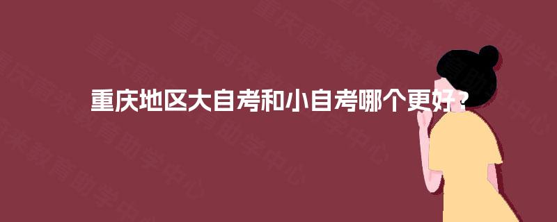重庆地区大自考和小自考哪个更好？