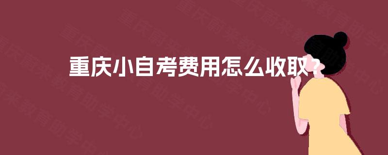 重庆小自考费用怎么收取？