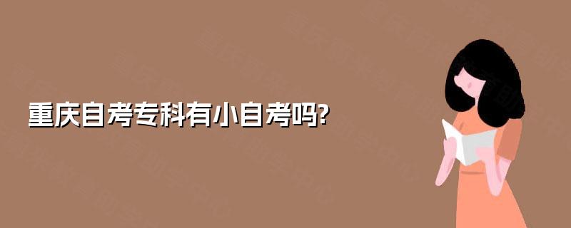 重庆自考专科有小自考吗? 重庆自考专科有小自考吗?