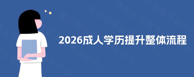 2025成人学历提升整体流程