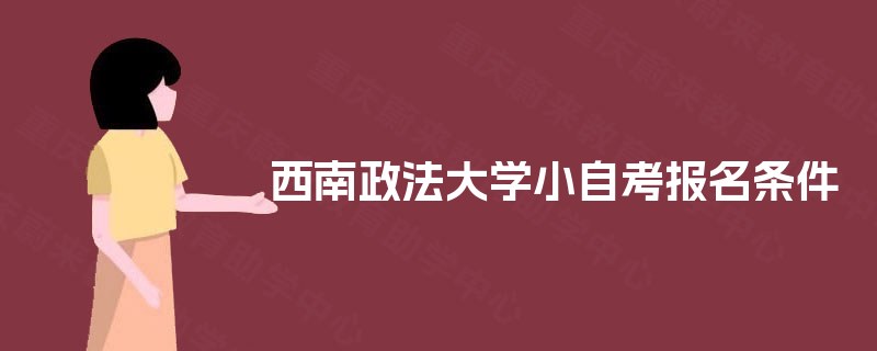 西南政法大学小自考报名条件
